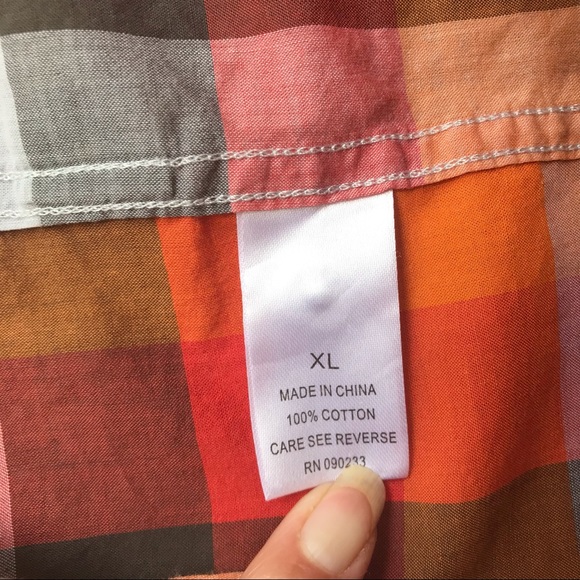 Vurt Button Up Checkered Long Sleeve Shirt XL - Picture 11 of 11